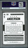 2015-16 NBA Hoops #158 Ryan Anderson Signed Card AUTO PSA Slabbed Pelicans