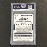 2015-16 NBA Hoops #111 Greg Monroe Signed Card AUTO PSA/DNA Slabbed Bucks