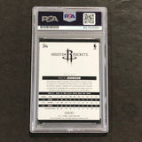 2014-15 NBA Hoops #295 Nick Johnson Signed Card AUTO PSA Slabbed RC Rockets