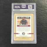 2017-18 Contenders Draft Picks #20 Dwayne Bacon Signed Card AUTO PSA Slabbed Flo