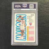 1993-94 Fleer #335 Rick Mahorn Signed Card AUTO 10 PSA Slabbed New Jersey Nets