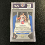 2017-18 Panini Prizm #178 Jon Leuer Signed Card AUTO PSA Slabbed Pistons
