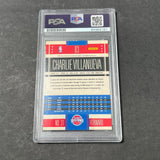 2010-11 Panini Classics #83 Charlie Villanueva Signed Card AUTO PSA/DNA Slabbed