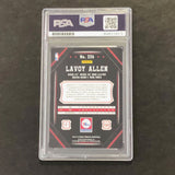 2013-14 Pinnacle #226 LAVOY ALLEN Signed Card AUTO 10 PSA Slabbed 76ers