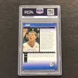 2004 PressPress #G3 Andris Biedrins Signed Card PSA Slabbed
