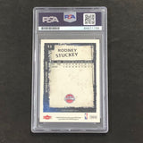 2008-2009 Fleer #13 Rodney Stuckey Signed Card AUTO PSA Slabbed Pistons