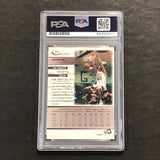 1999 Press Pass Authentics #18 Devean George Signed Card MINT 9 PSA Slabbed