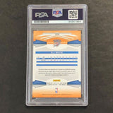 2009-10 Panini Basketball #228 DJ White Signed Card AUTO PSA Slabbed Thunder