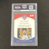 2012-13 Leaf Basketball #MP1 Miles Plumlee Signed Card AUTO PSA Slabbed