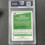 2020-21 Panini Donruss Optic #128 Jonas Valanciunas Signed Card Auto PSA Slabbed Grizzlies