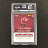 2012-13 Prestige #25 Mario Chalmers Signed Card AUTO PSA Slabbed Heat