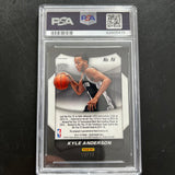 2014-15 Panini Mosaic #96 Kyle Anderson Signed Card Auto PSA Slabbed Spurs
