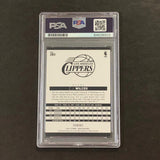 2014-15 Panini NBA Hoops #283 C.J. Wilcox Signed Card AUTO PSA Slabbed Clippers