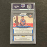 2020-21 Panini Prizm #113 Frank Ntilikina Signed Card AUTO PSA Slabbed Knicks