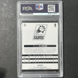 2014-15 NBA Hoops #26 Miles Plumlee Signed Card AUTO PSA Slabbed Suns