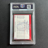 2009-10 Topps Basketball #226 Tony Battie Signed Card AUTO PSA Slabbed Nets