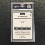 2016-17 NBA Hoops #101 Ryan Anderson Signed Card AUTO PSA Slabbed Rockets