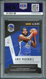2019 Panini Prizm Rookie Sig Green#209 2/8 Eric Paschall Signed Card PSA 10