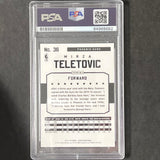 2015-16 NBA Hoops #36 Mirza Teletovic Signed Card PSA Slabbed Suns
