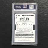 2015-16 NBA Hoops #180 Tyler Zeller Signed Card AUTO PSA/DNA Slabbed Celtics