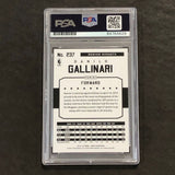 2015-16 NBA Hoops #237 Danilo Gallinari Signed AUTO PSA Slabbed Nuggets