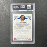 2004-05 Topps #216 Trenton Hassell Signed Card AUTO PSA Slabbed Minnesota Timber
