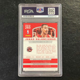 2012-13 Panini #265 Jonas Valanciunas Signed Card AUTO PSA Slabbed Toronto Rapto