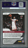 2018-19 Panini Prizm #186 James Johnson Signed Card AUTO PSA/DNA Slabbed Heat