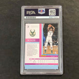2017-18 Panini Status #27 Eric Bledsoe Signed Card PSA Slabbed Bucks