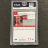 2009-10 Upper Deck Basketball #33 Daniel Gibson Signed Card AUTO PSA Slabbed Cav