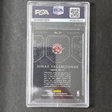 2014-15 Panini Excalibur #27 Jonas Valanciunas Signed Card AUTO PSA Slabbed Rapt