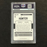 2015-16 NBA Hoops #271 RJ Hunter Signed Card AUTO PSA Slabbed RC Celtics