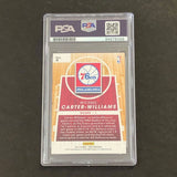 2014-15 Panini Hoops #4 Michael Carter-Williams Signed Card PSA Slabbed 76ers
