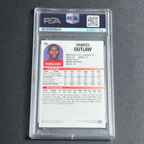 1992-93 Skybox #334 Bo Outlaw Signed Card PSA Slabbed Clippers