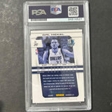 2013-14 Panini Prizm #297 Gal Mekel Signed Card AUTO PSA Slabbed Mavericks