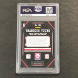 2013-14 Panini Pinnacle #186 Thaddeus Young Signed Card AUTO PSA Slabbed 76ers