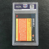 2007-08 Topps #42 David Lee Signed Card Auto PSA Slabbed Knicks