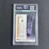 2000-01 NBA Hoops #97 Ervin Johnson Signed Card AUTO PSA Slabbed Bucks