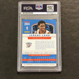 2013-14 Panini Basketball #284 Jeremy Lamb Signed Card AUTO 9 PSA Slabbed Thunde