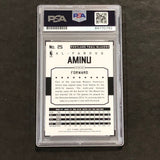 2015-16 NBA Hoops #25 Al-Farouq Aminu Signed Card AUTO PSA Slabbed Trail Blazers