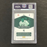 2016-17 Panini Contenders Draft Pick #11 Deyonta Davis Signed Card AUTO PSA Slab