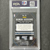 2013-14 Panini Pinnacle #92 Ramon Sessions  Signed Card Auto PSA Slabbed Bobcats