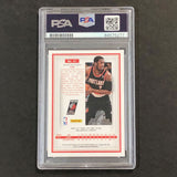2012-13 Panini Crusade #41 Wesley Matthews Signed Card AUTO PSA Slabbed Trailbla