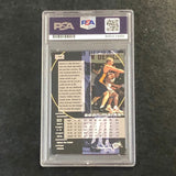 1998-99 Press Pass Double Threat #28 Sean Marks Signed Card AUTO PSA Slabbed Cal