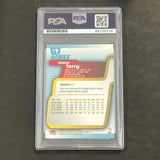 2003-04 Fleer Focus #67 Jason Terry Signed Card AUTO PSA Slabbed Hawks