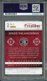2015-16 PANINI EXCALIBUR #5 Jonas Valanciunas Signed Card AUTO PSA Slabbed Toron
