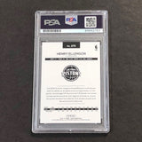 2016-17 Panini Hoops #275 Henry Ellenson Signed Card Auto PSA Slabbed Pistons