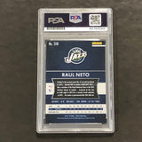2015-16 Panini Prizm #318 Raul Neto Signed Card Auto PSA Slabbed Jazz