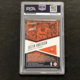 2015-16 Panini Contenders Draft Picks #22 Justin Anderson Signed Card AUTO PSA S