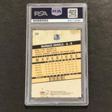 2004-05 Fleer Authenticity #50 Marquis Daniels Signed Card PSA Slabbed Mavericks